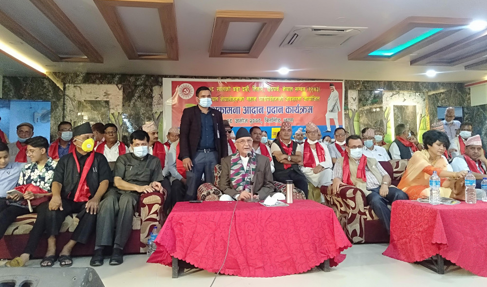 एमाले अध्यक्ष ओलीको शुभकामना : सद्बुद्धि आओस