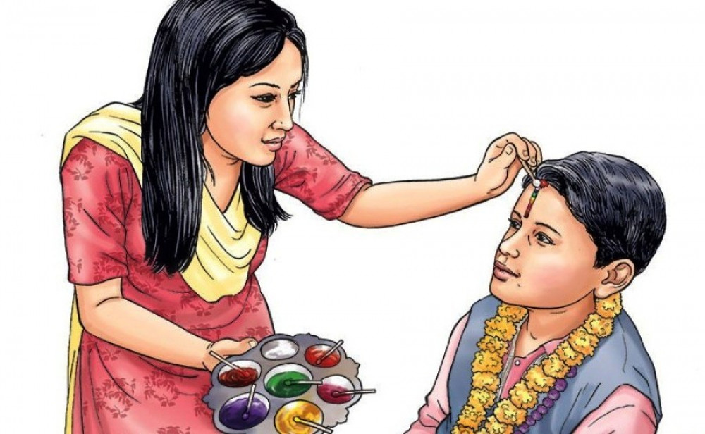 आज भाइटीका : उत्तम साईत बिहान ११ बजेर २ मिनेटमा