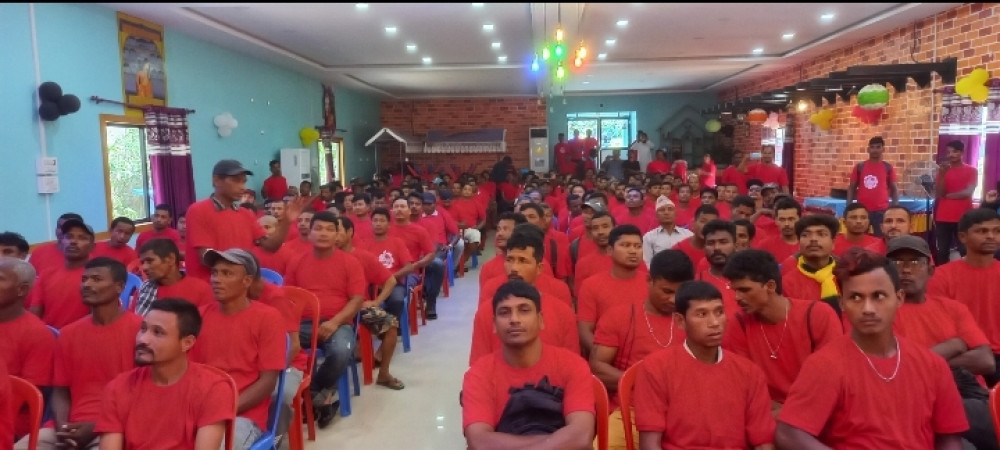 मजदुरहरुको हकहित स्थापित गर्न गठबन्धनको उम्मेद्वार लागि पर्ने