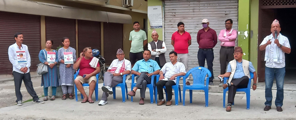 गठबन्धनका नेताद्वारा भ्रष्टाचारमुक्त समृद्ध बिर्तामोड बनाउने उद्घोष