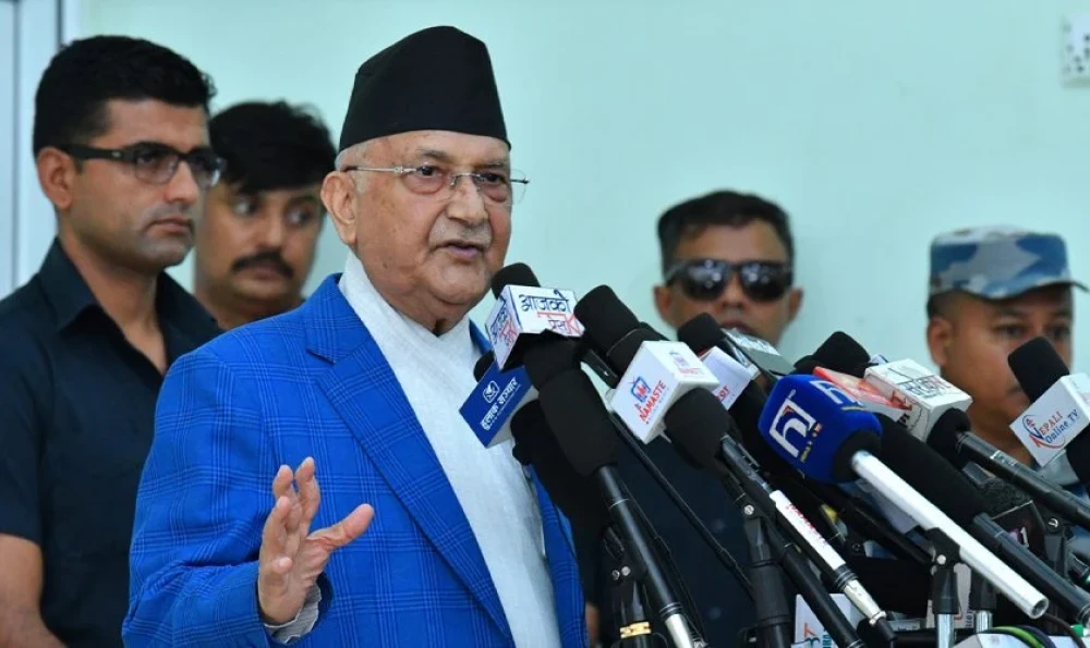 पहिचान पक्षधर विदेशीको पैसामा चलेको एमाले अध्यक्ष ओलीको आरोप