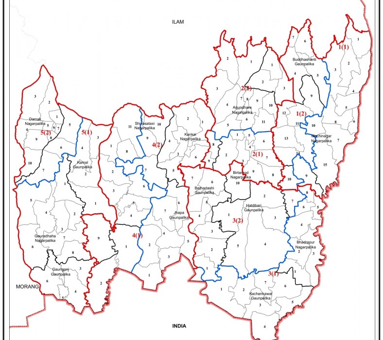 हेर्नुहोस झापाको कुन कुन क्षेत्रमा कति मतदाता