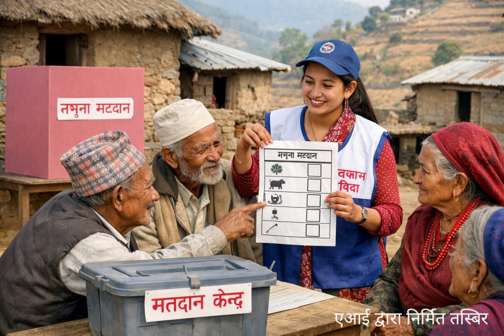 आजदेखि देशभर मतदाता शिक्षा कार्यक्रम शुरू, झापामा १३१ स्वयंसेवक परिचालन