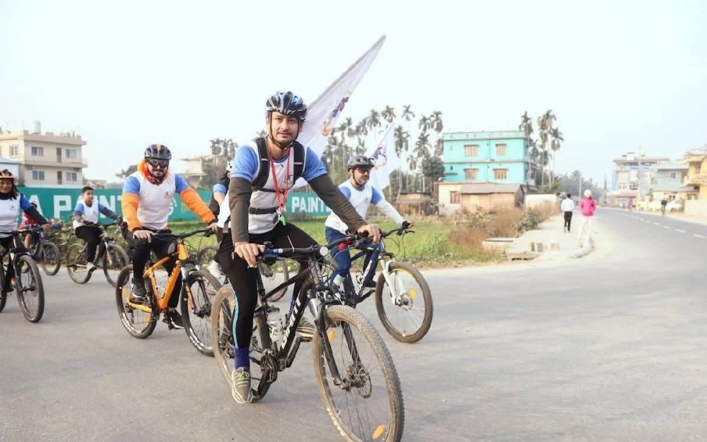 ‘घुमौँ झापा साइकलमा’ तीन दिन आयोजना हुँदै