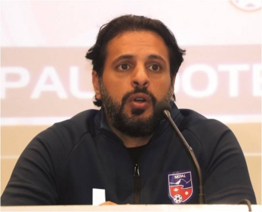 नेपाली राष्ट्रिय फुटबल टिमका मुख्य प्रशिक्षक अल्मुताइरीलाई सम्मान