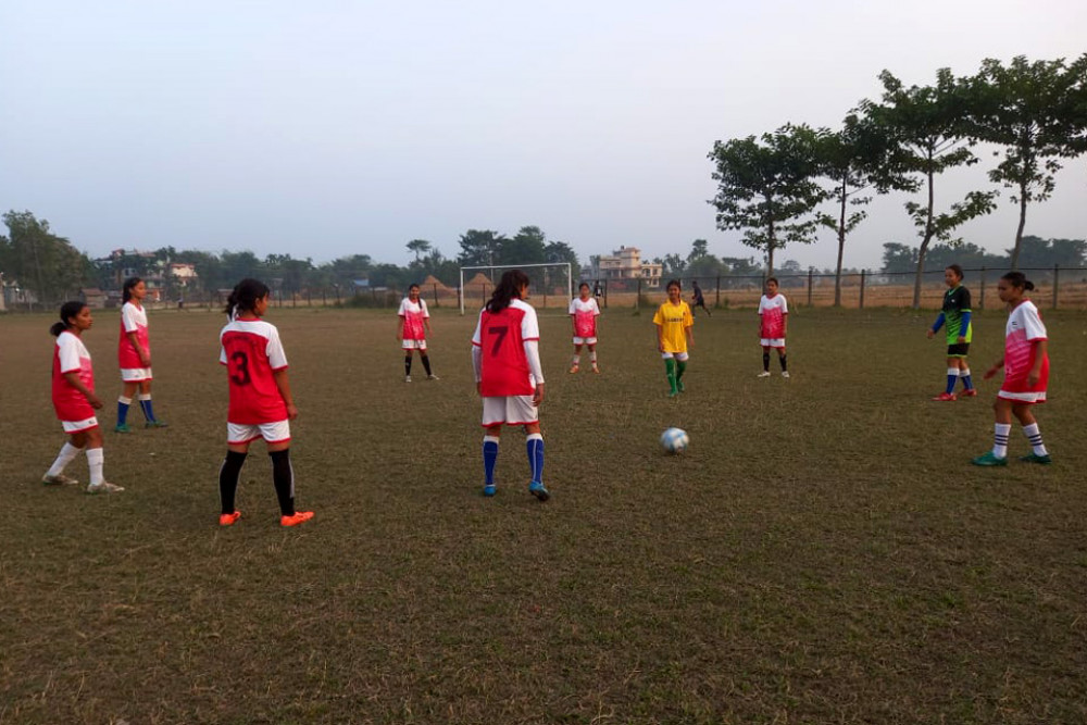 तमु ल्होसार महिला फुटबल पुस १० देखि