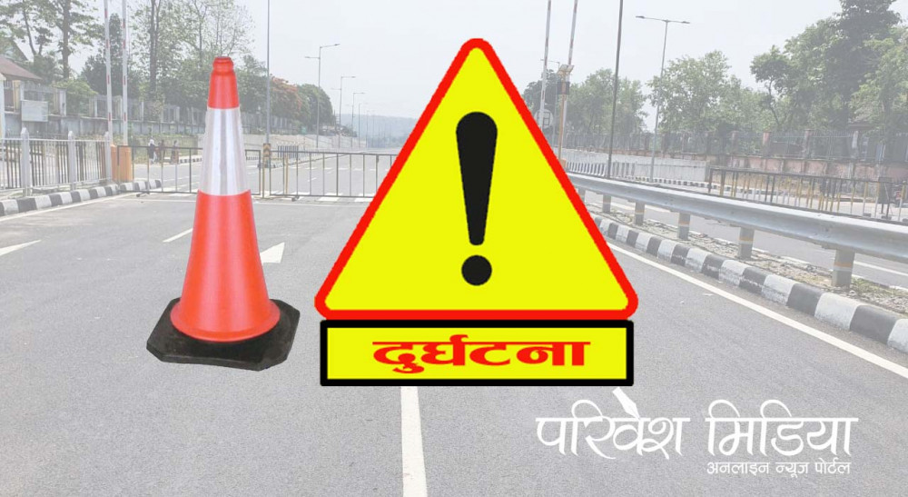झापा मोटरसाइकलको ठक्करबाट पैदल यात्रीको मृत्यु