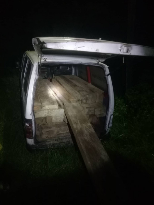 गैडे सामुदायिक वनबाट तस्करीको काठ वरामद