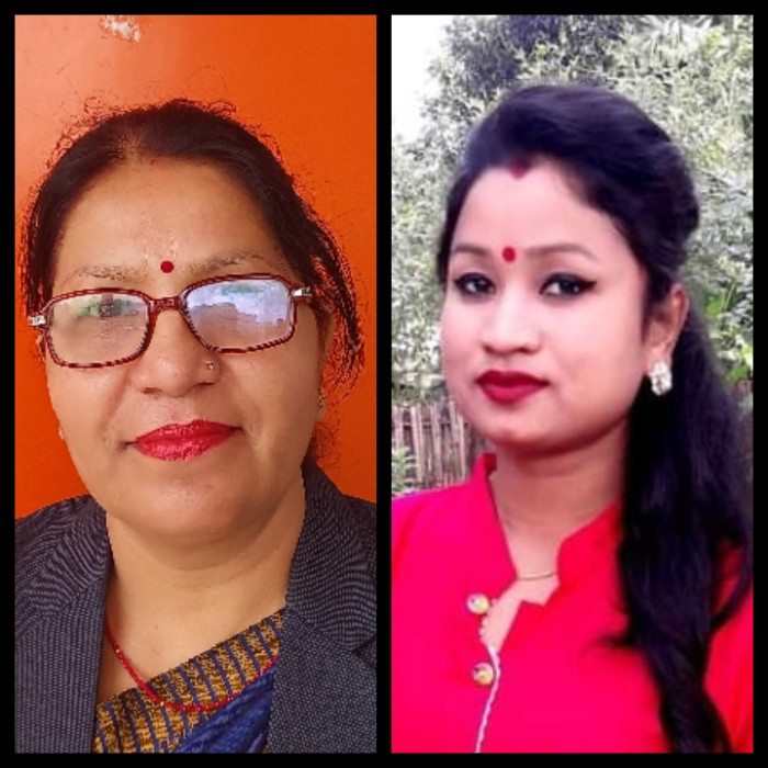 नारी संचार गृहद्वारा दाहाल र राजवंशी पुरस्कृत