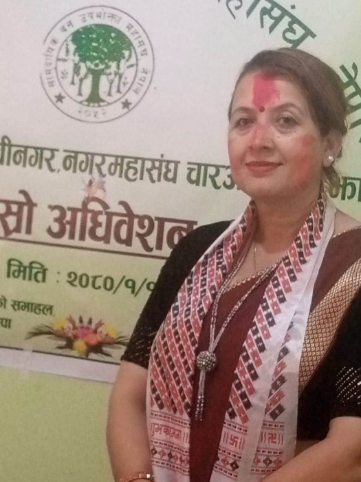 वन उपभोक्ता महासंघ मेचीनगर अध्यक्षमा जानुका