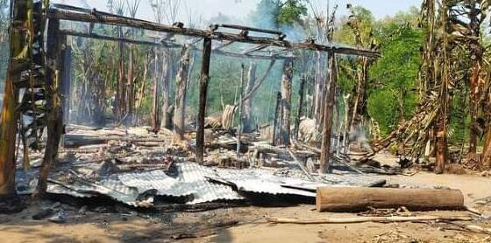 आगलागीबाट १० लाख बढीको क्षति