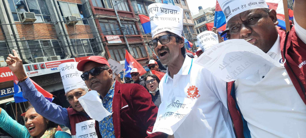 भ्रष्टाचारविरुद्ध देशैभरका पर्यटन श्रमिकहरु आन्दोलित