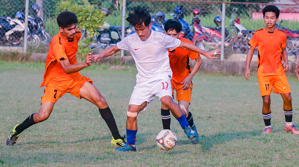 वडास्तरीय फुटबलमा बिर्तामोड–१० फाइनल प्रवेश