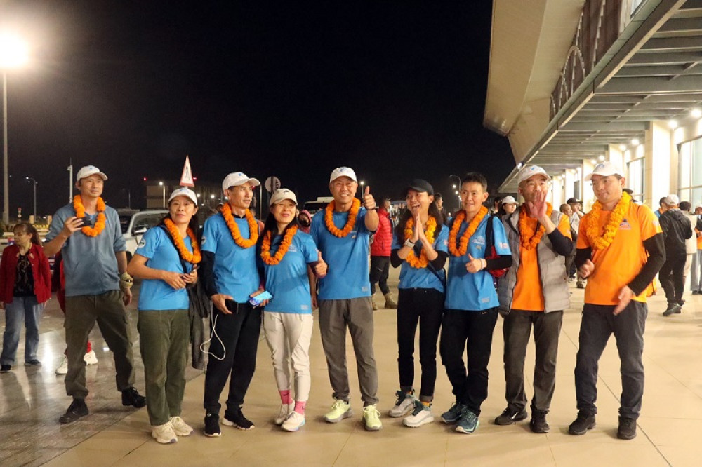 विमान चार्टर्ड गरी नेपाल आइपुगे चिनियाँ खेलाडी