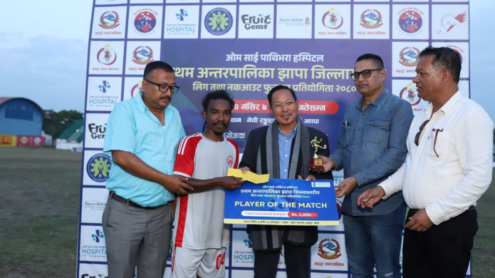 झापा लिगः पहिलो खेलमा मेचीनगर विजयी, दोस्रो खेलमा बिर्तामोड र बुद्धशान्तिले बाँडे अंक