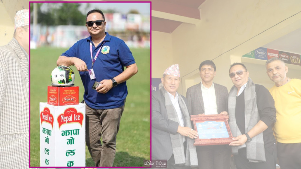 झापा गोल्डकप अध्यक्ष बस्नेत सम्मानित