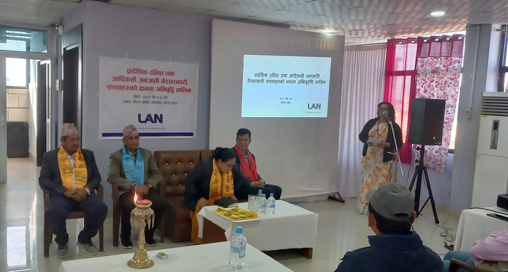गैर सरकारी संस्थाका प्रतिनिधीलाई क्षमता अभिवृद्धि तालिम शुरु