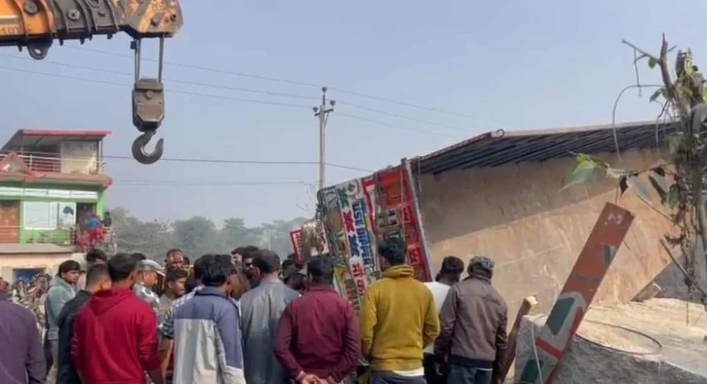 मोरङमा भारतीय गाडी दुर्घटना हुँदा तीन बालबालिकाको मृत्यु