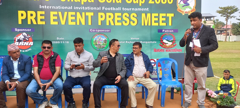 झापा गोल्ड कपको सम्पूर्ण तयारी पूरा