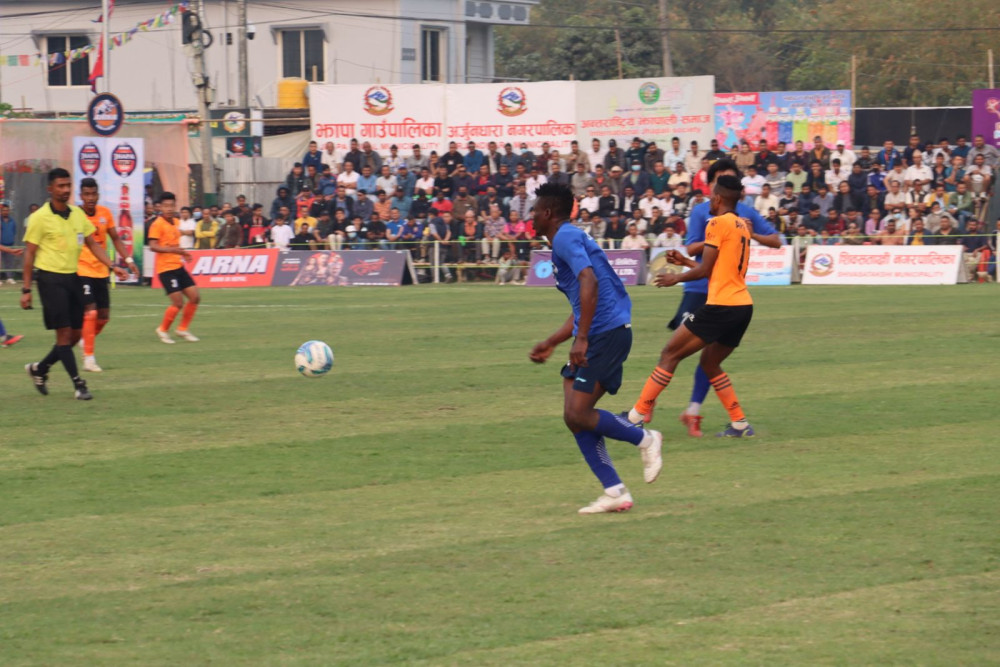 झापा गोल्डकपमा एपीएफको विजयी सुरुवात