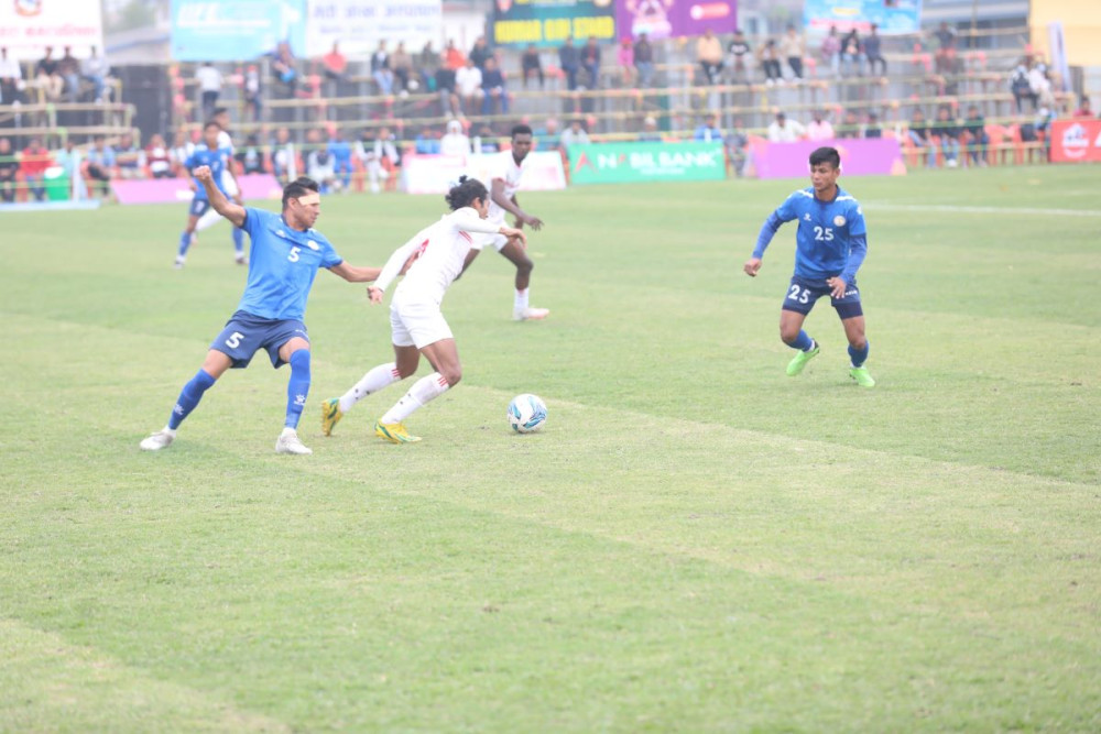 नेपाल पुलिसलाई हराउँदै चर्च ब्वाइज क्वार्टर फाइनल प्रवेश