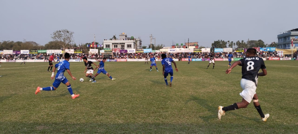 एन्फा मकवानपुर विरुद्ध झापा–११को गोल बर्षा
