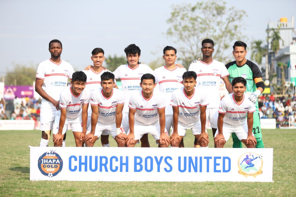 छैटौं झापा गोल्डकपको उपाधि चर्च ब्वाइजलाई