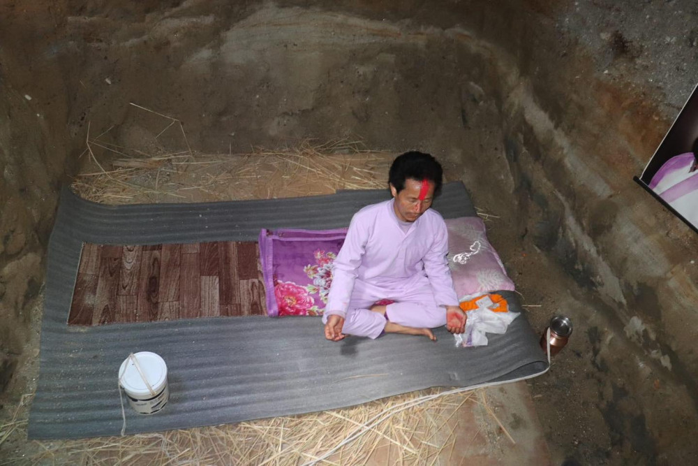 सात दिने भूतपस्यामा बसे मनोक्रान्ति साधक लिम्बू