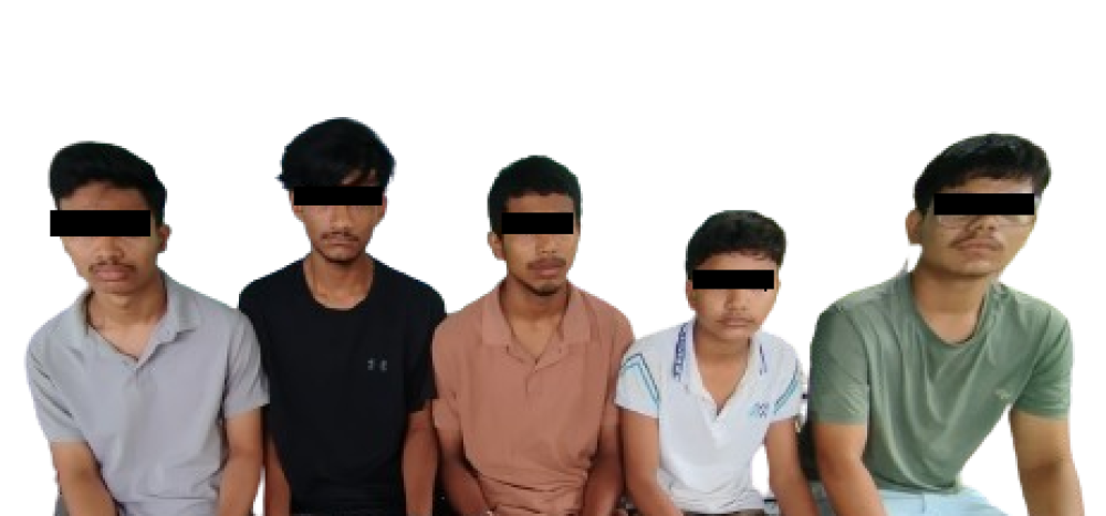 मोटरसाइकल चोरी गर्ने पाँच जना पक्राउ