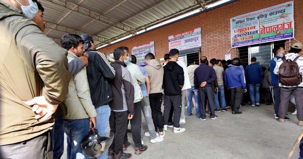 आजबाट अग्रिम टिकट बुकिङ खुल्यो