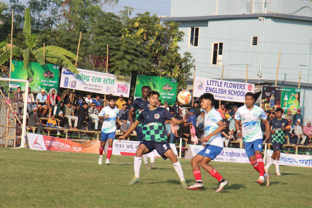 आयोजक झापा ११ जागृति क्लब इटहरीद्वारा पराजित