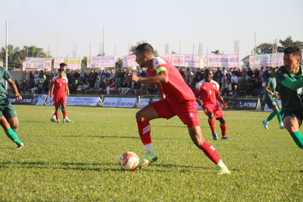 सलहेश युवा क्लबद्वारा आर्मी पराजित