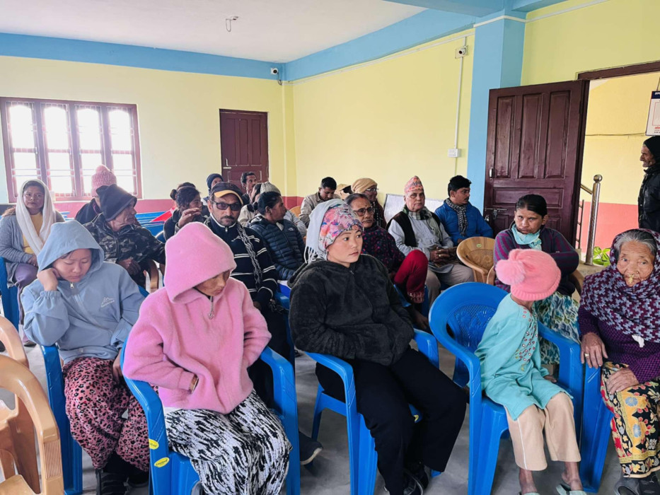 हल्दिबारीमा एकता अपाङ्गता मिलिजुली समुह गठन