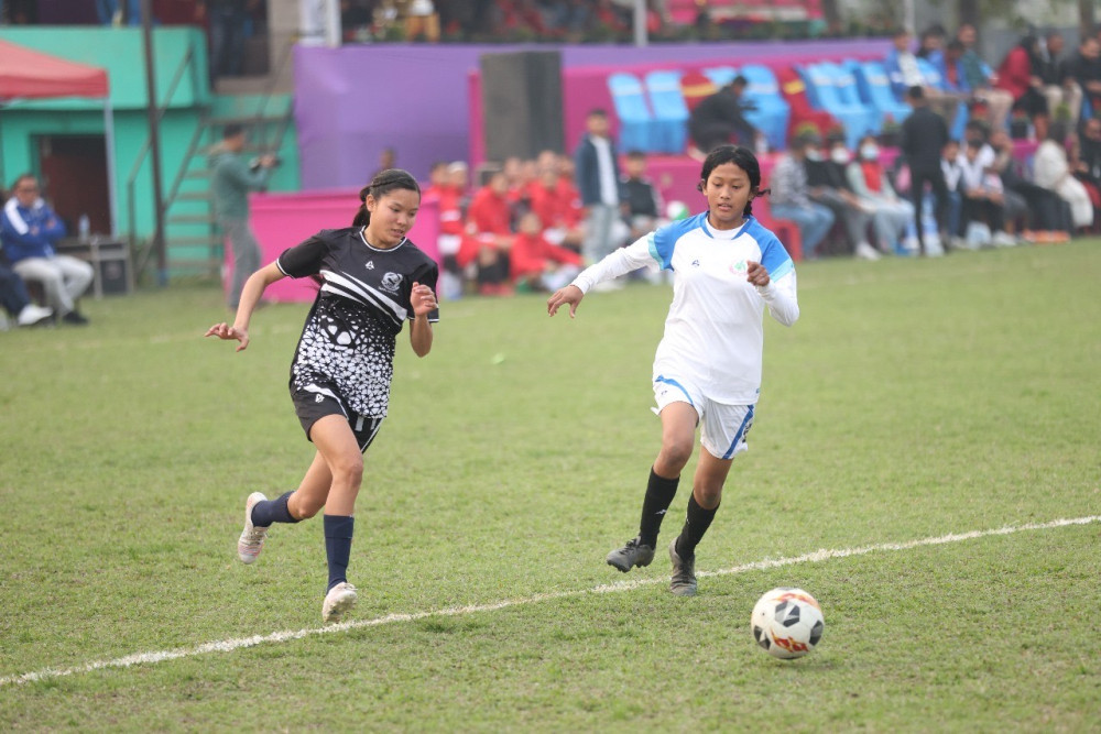 अन्तरपालिका महिला फुटबलमा बिर्तामोडको विजयी सुरुवात