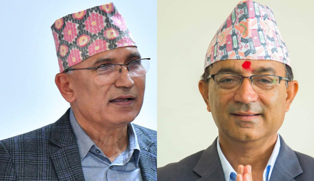 हाइड्रोजन बेलुन पड्किदाँ अर्थमन्त्री पौडेल र पोखराका मेयर आचार्य घाइते