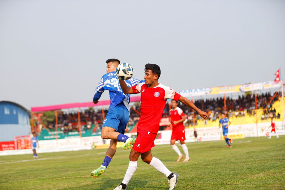 झापा ११ भद्रपुर झापा गोल्डकपको क्वार्टर फाइनलमा प्रवेश