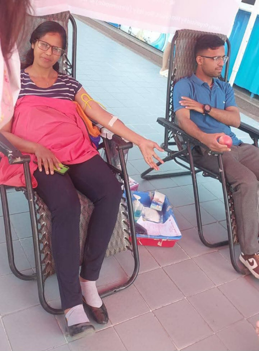 बिर्तामोडमा २४ पिन्ट रगत संकलन