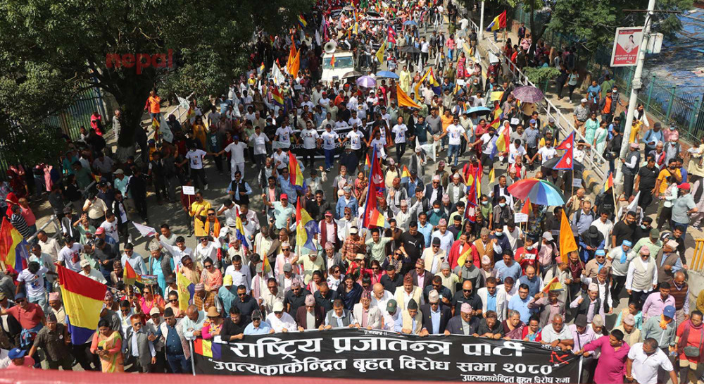 राप्रपाको प्रदर्शन निगरानी गर्न दुई हजार प्रहरी परिचालन