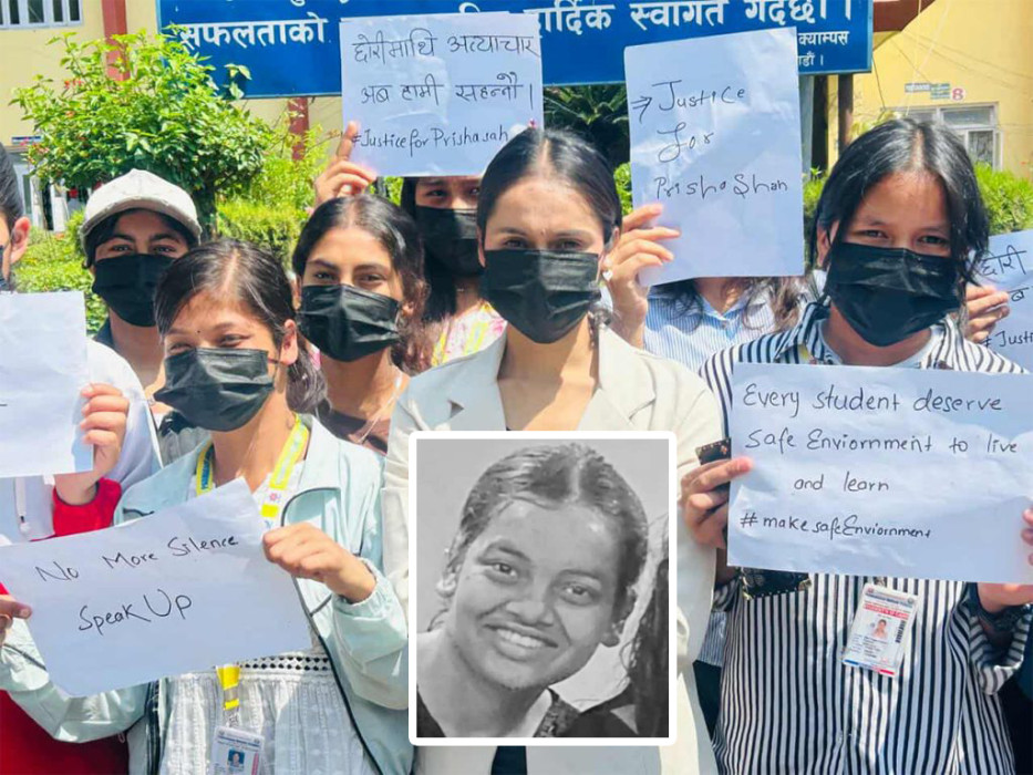 भारतको किट विश्वविद्यालयमा नेपाली छात्राको मृत्यु पछि पिकेमा प्रदर्शन