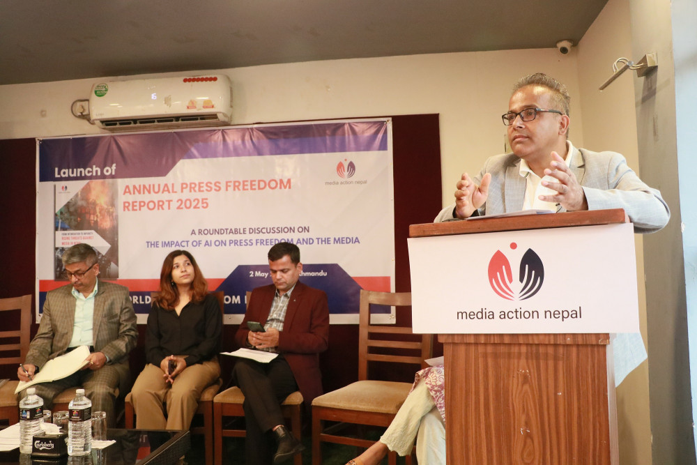 'त्रासदेखि दण्डहीनता सम्म: नेपालमा मिडियामाथि बढ्दो खतरा' बार्षिक प्रतिवेदन सार्वजनिक