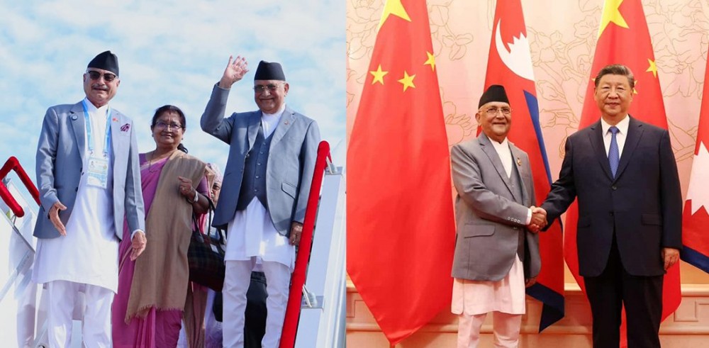 प्रधानमन्त्री ओली आज स्वदेश फर्कँदै