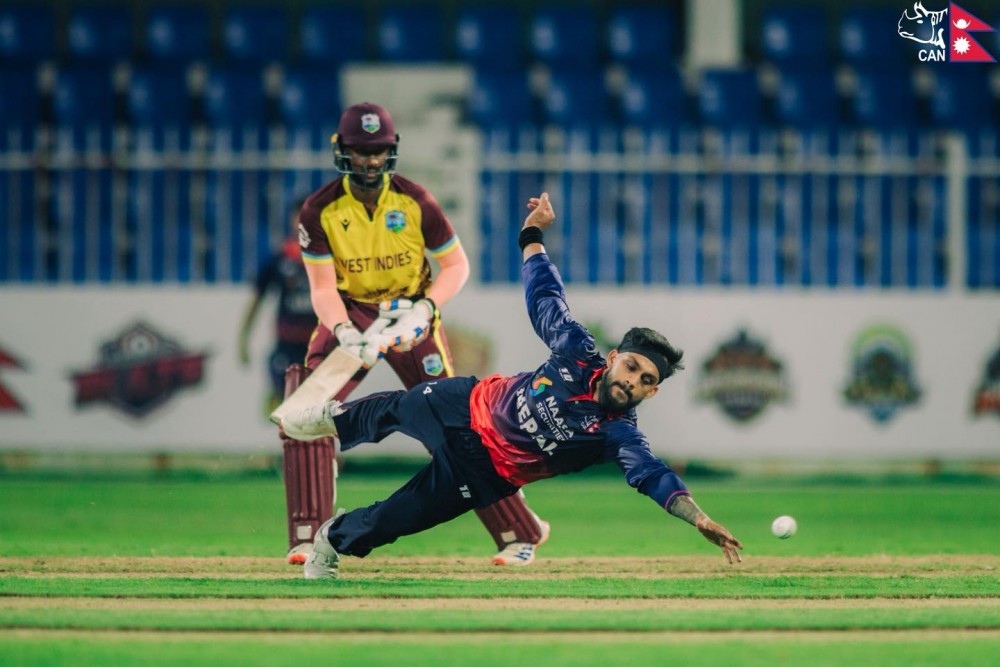 वेस्ट इन्डिजविरुद्ध नेपालको श्रृङ्खलाबद्द जित